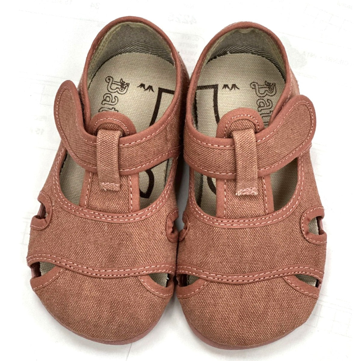 Sandalias Barefoot Algodón Rosa