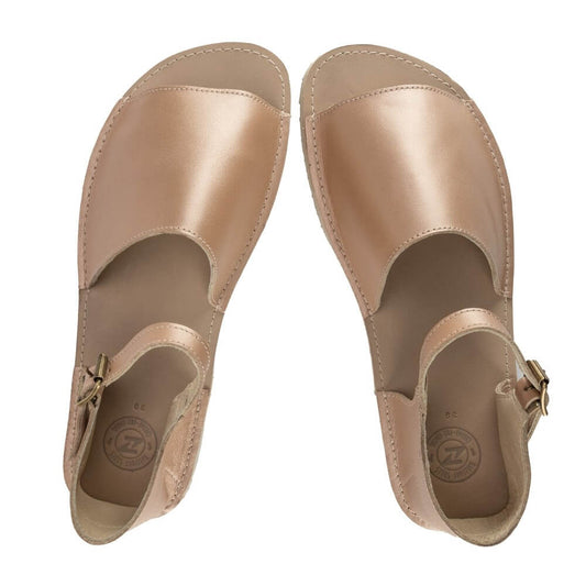 Sandalias Barefoot Coral Rosa Dorado | Adulto