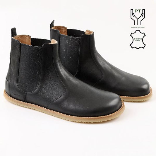 Botas Barefoot Chelsea LUNA Negro | LANG.S