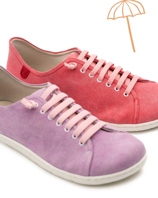 Deportivas Barefoot Loneta Eco Lila | Adulto