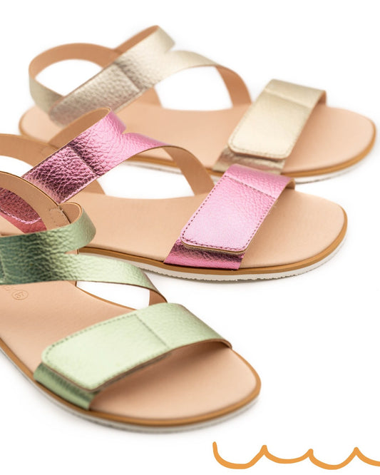 Sandalias Barefoot Cerco Verde Brillante | Adulto