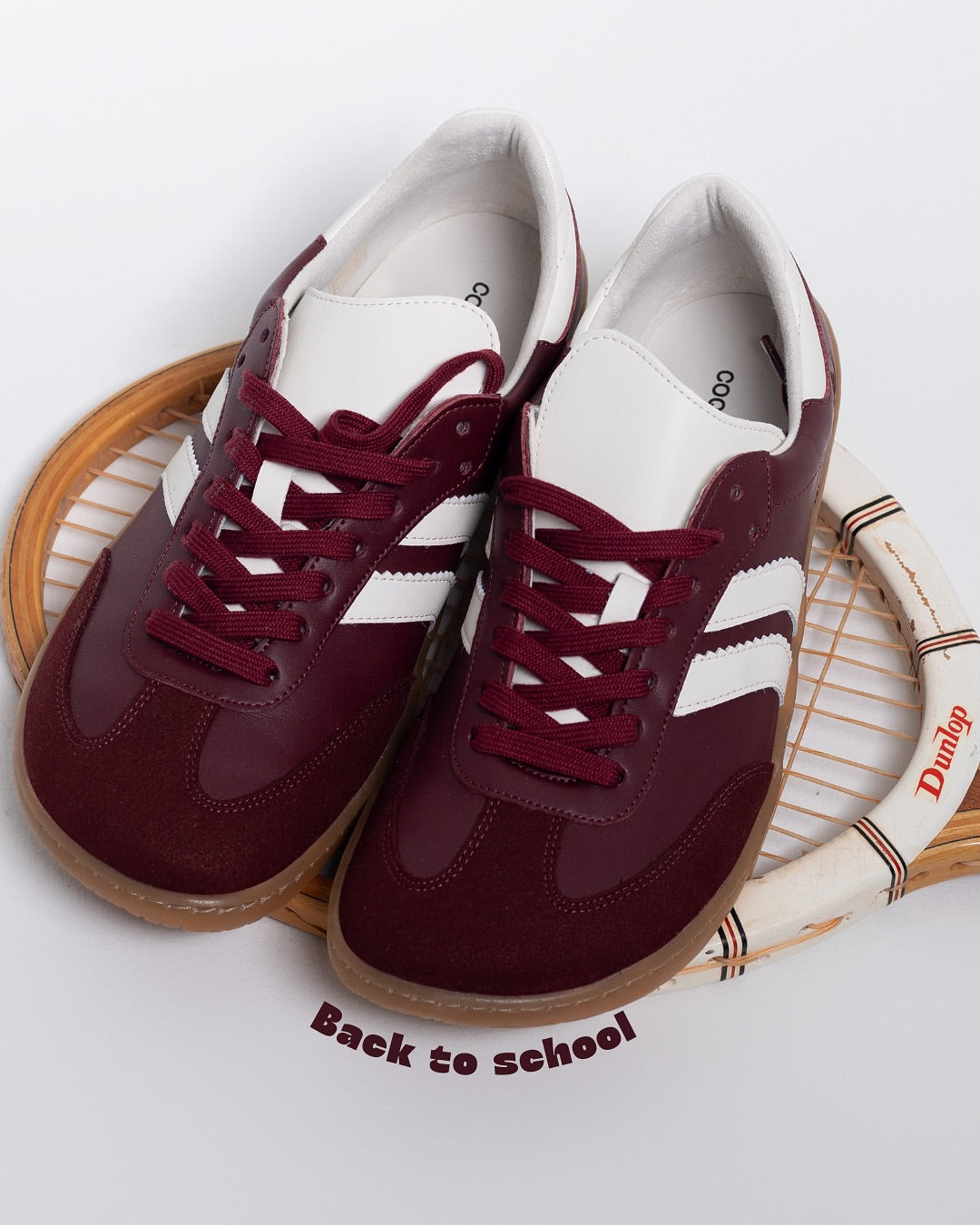 Deportivas Barefoot Retro Burdeos | Adulto