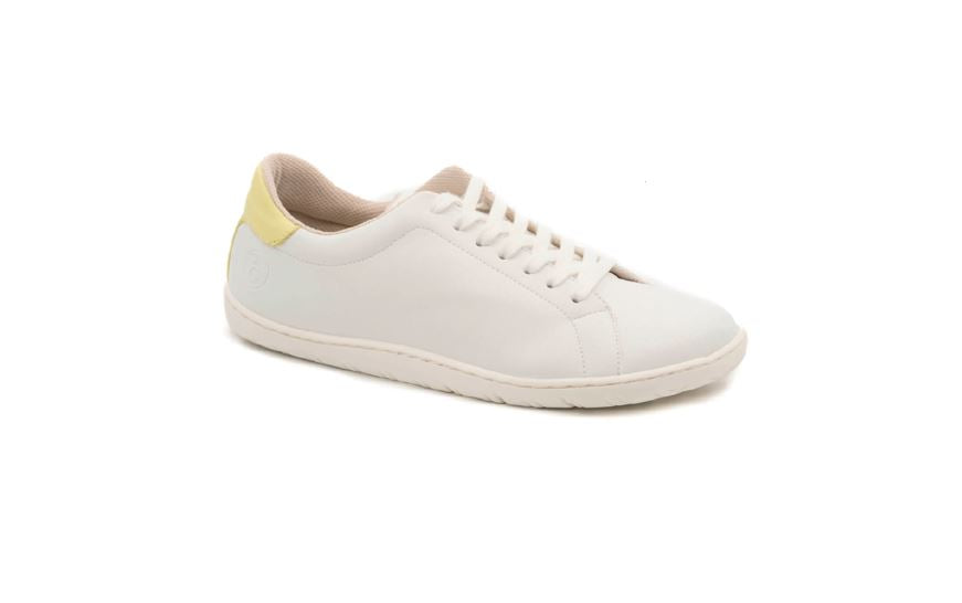 Deportivas Barefoot Blanco & Amarillo | Adulto