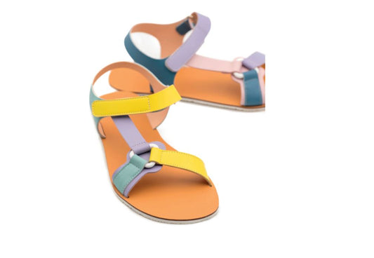 Sandalias Barefoot Vaqueta Pastel | Adulto