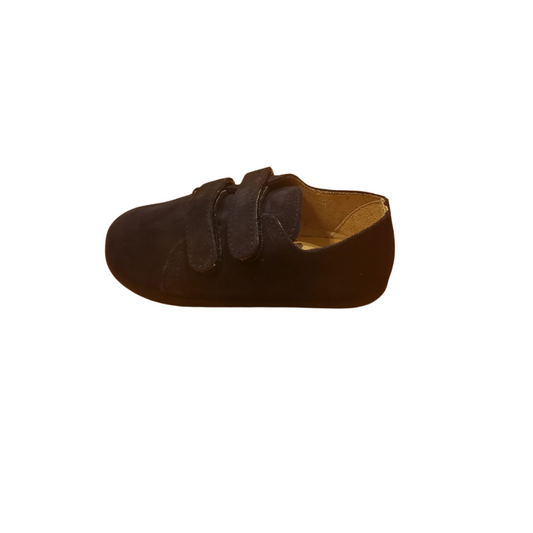 Zapato Infantil Velcro Serraje Marino