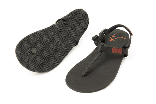 Sandalias Simna Negro | Pies Sucios