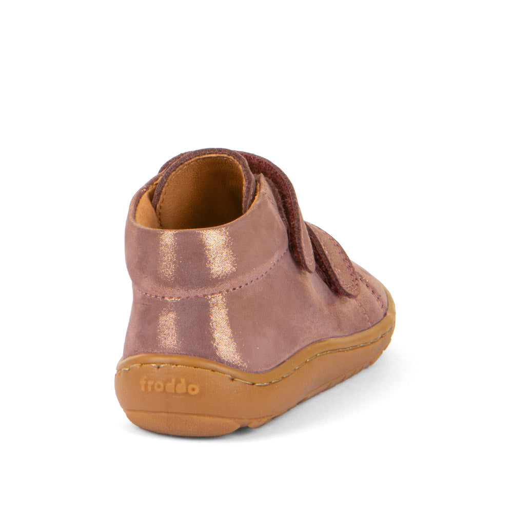 Botas Baja Barefoot Rosa Brillante