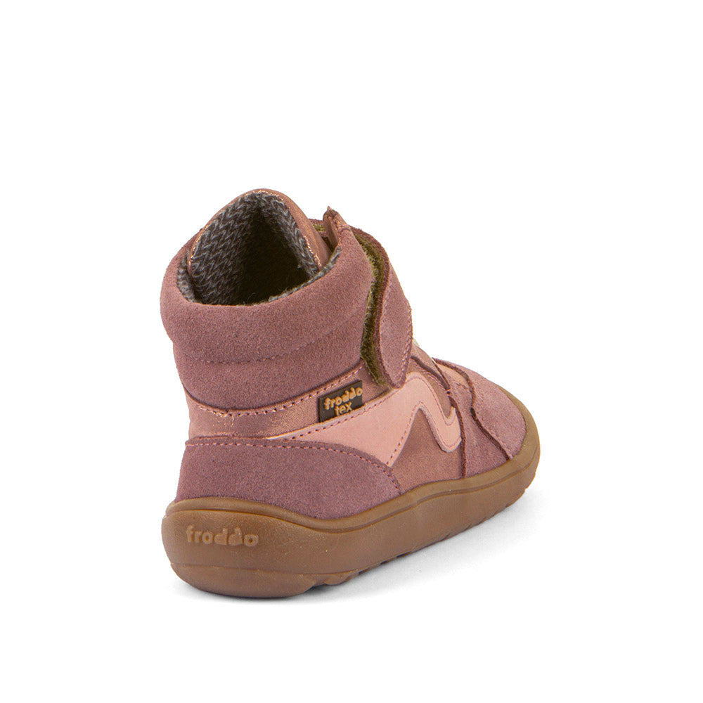 Botas Barefoot TEX GO Rosa Dorado
