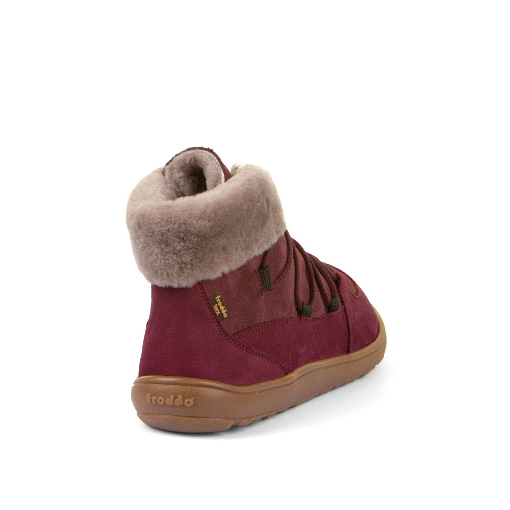 Botas Barefoot Up Furry W Tex Burdeos | Adulto