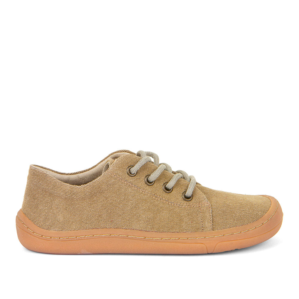 Deportivas Barefoot Canvas Beige | Adulto
