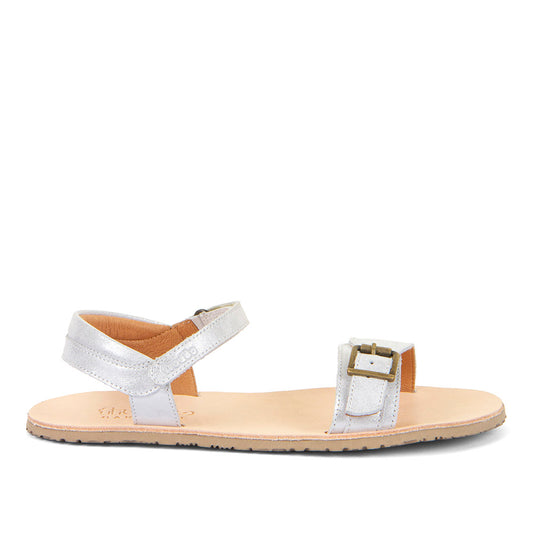 Sandalias Flexy Buckle Blanco Dorado | Adulto