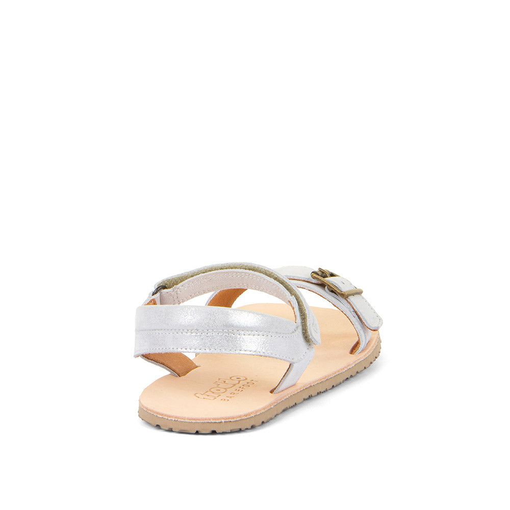 Sandalias Flexy Buckle Blanco Dorado | Adulto