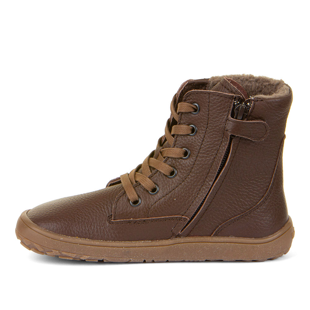Botas Barefoot Tex Laces Marrón Oscuro | Adulto