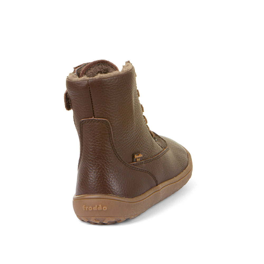Botas Barefoot Tex Laces Marrón Oscuro | Adulto