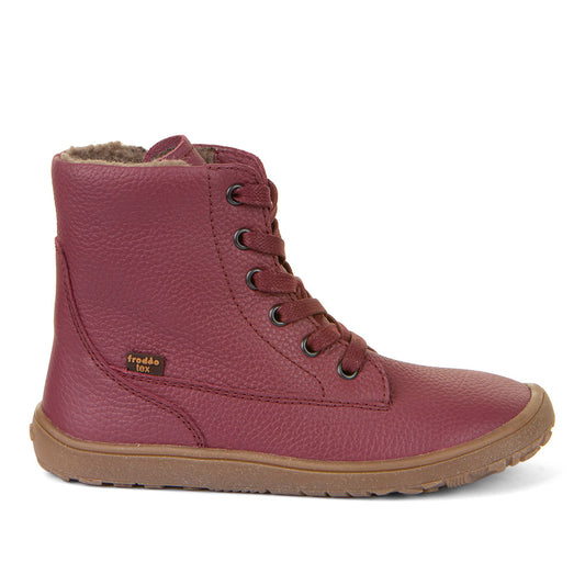 Botas Barefoot Tex Laces Burdeos | Adulto