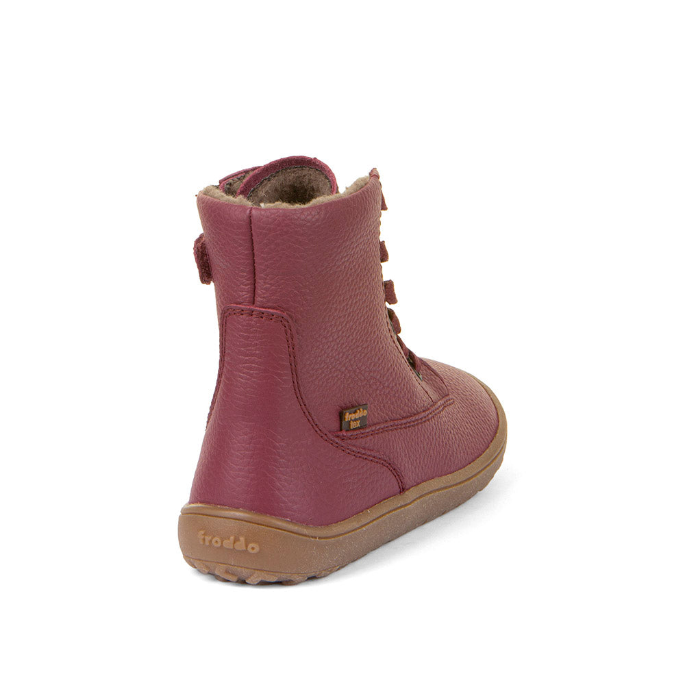 Botas Barefoot Tex Laces Burdeos | Adulto
