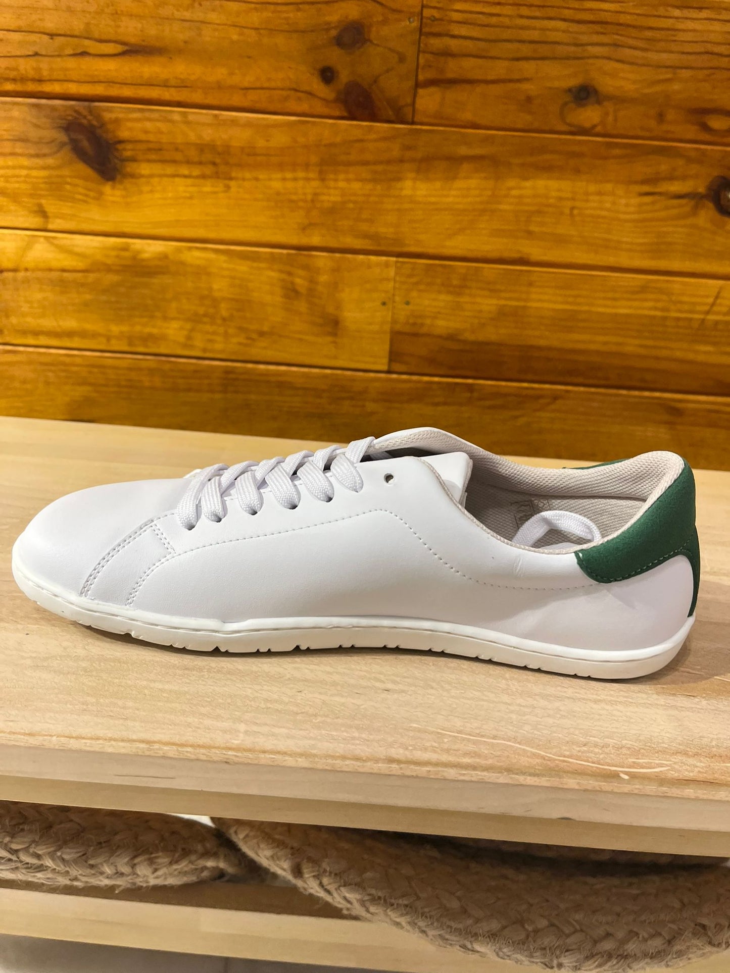 Deportivas Barefoot Blanco & Verde| Adulto