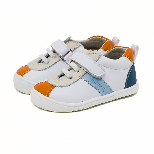 Deportivas Respetuosas Piel Blanco Combi