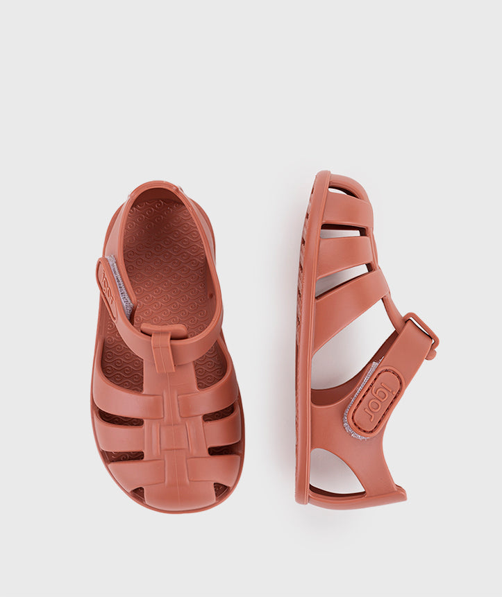 Cangrejeras Barefoot Nemo Solid Terracota