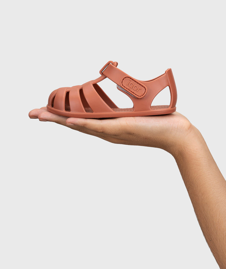 Cangrejeras Barefoot Nemo Solid Terracota