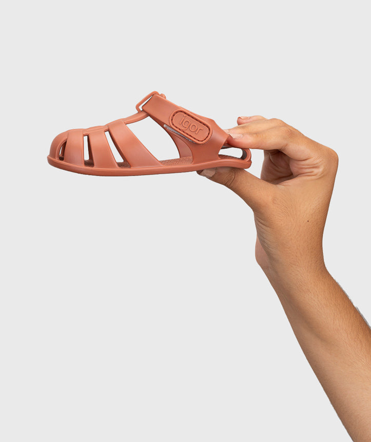 Cangrejeras Barefoot Nemo Solid Terracota