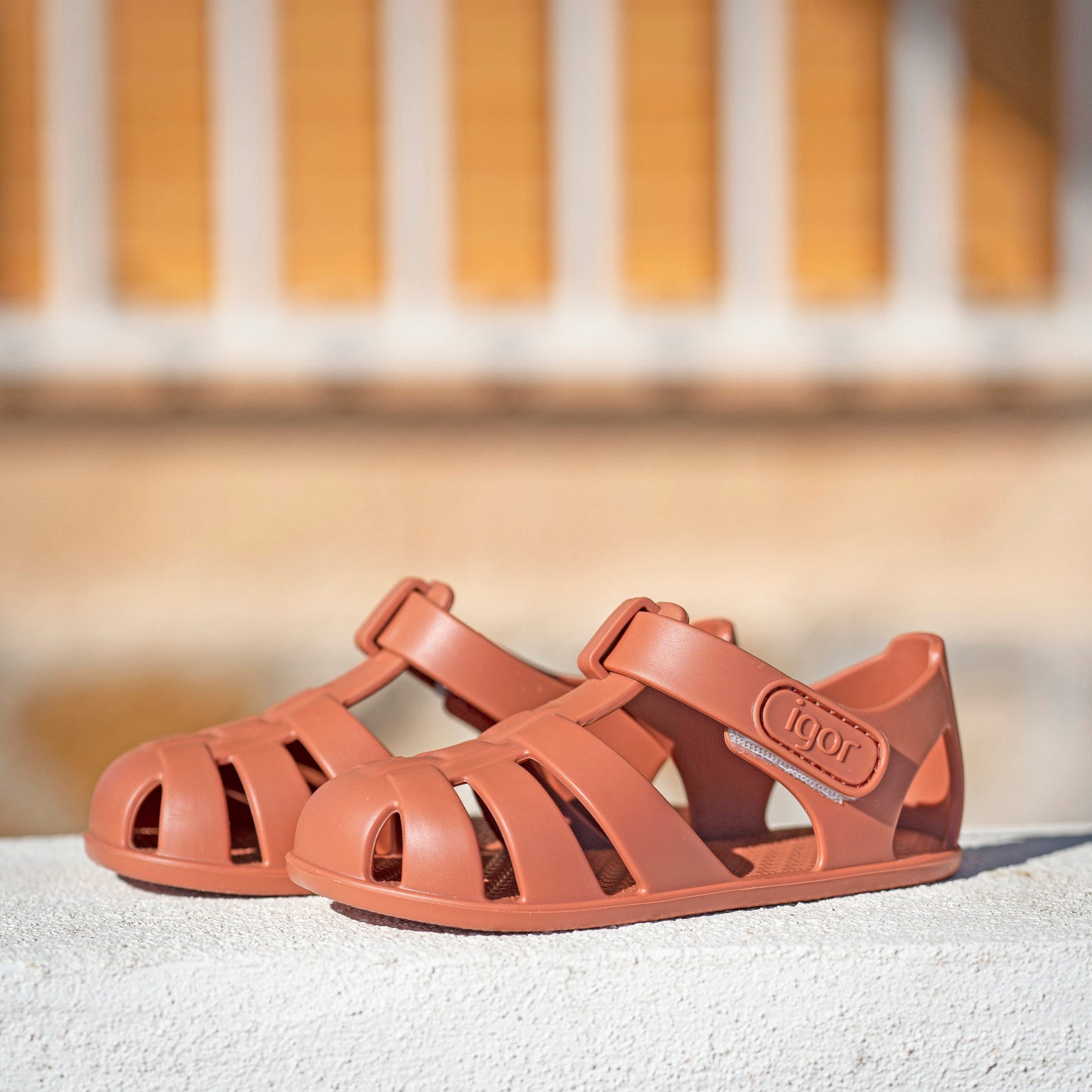 Cangrejeras Barefoot Nemo Solid Terracota