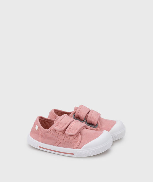 Lonetas Barefoot Doble Velcro WIDE Rosa