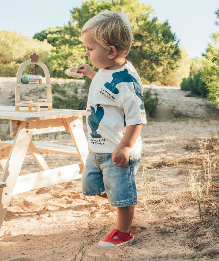 Lonetas Barefoot Pepito WIDE Rojo