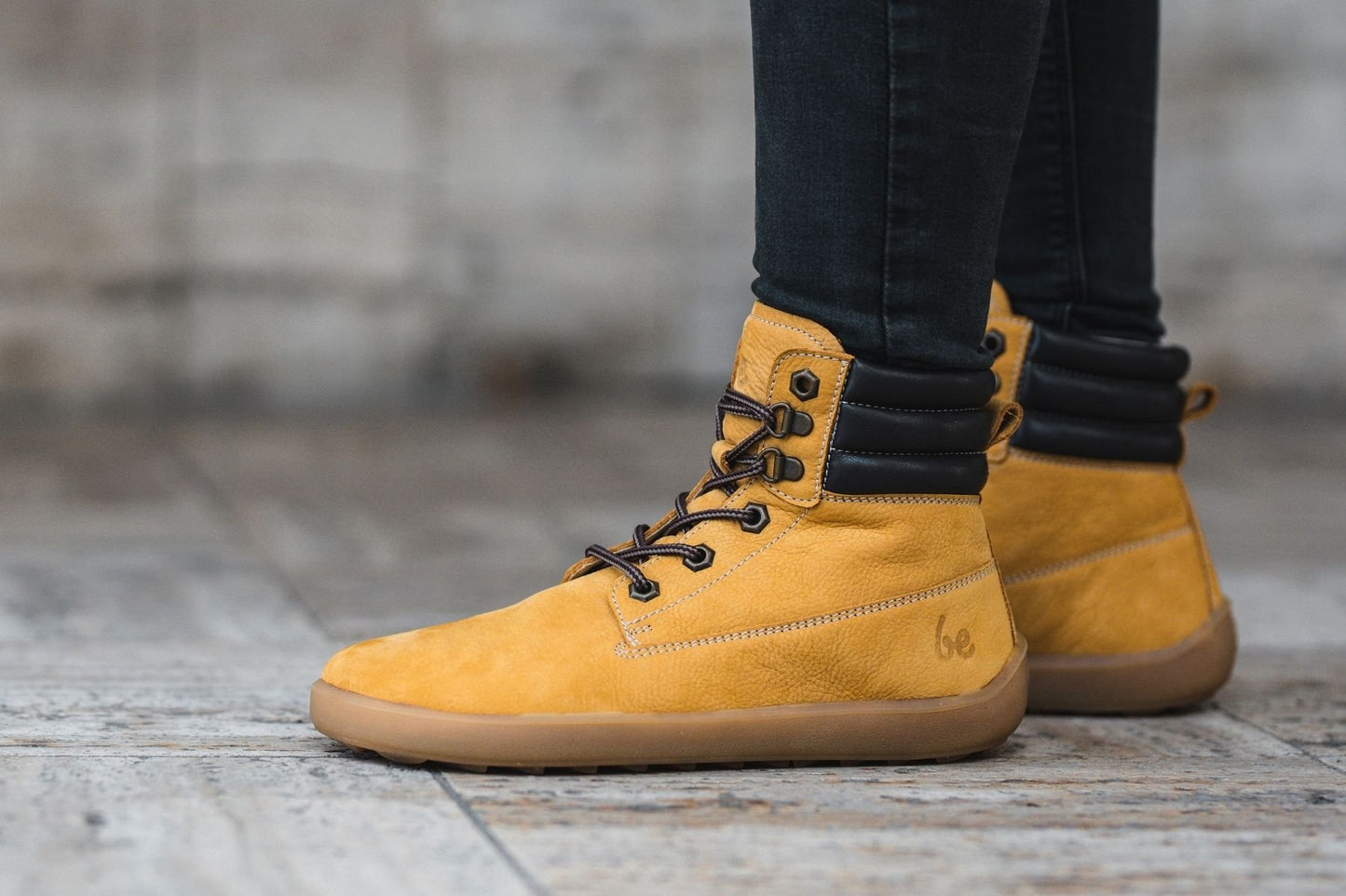 Botas Barefoot Be Lenka Nevada Neo - Mustard