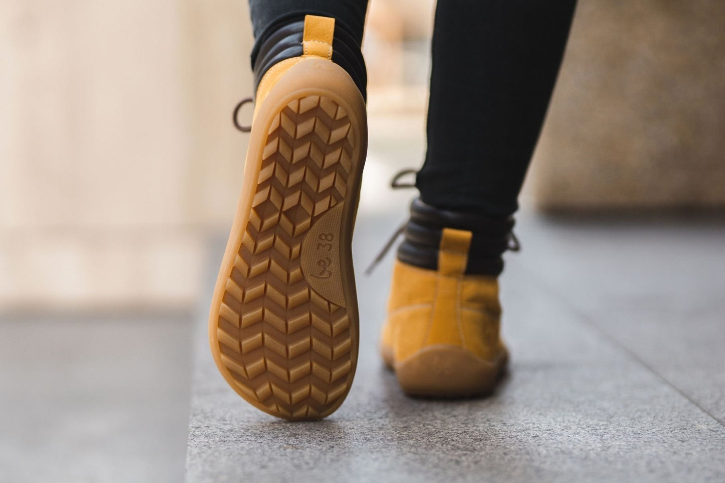Botas Barefoot Be Lenka Nevada Neo - Mustard