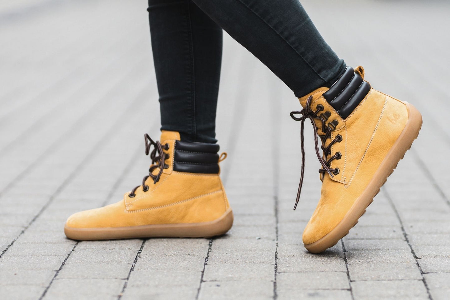 Botas Barefoot Be Lenka Nevada Neo - Mustard