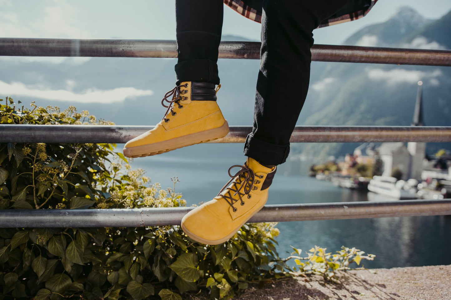 Botas Barefoot Be Lenka Nevada Neo - Mustard