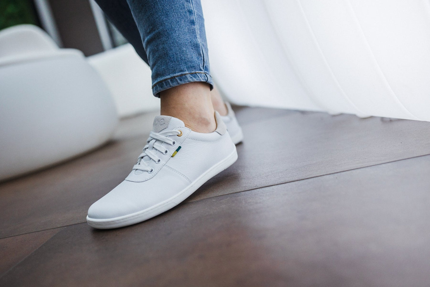 Deportivas Barefoot Royale Blanco & Beige | Adulto