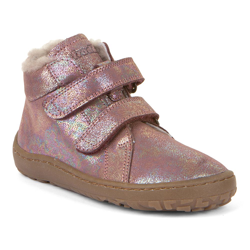 Botas Barefoot Rosa Brillante Forro