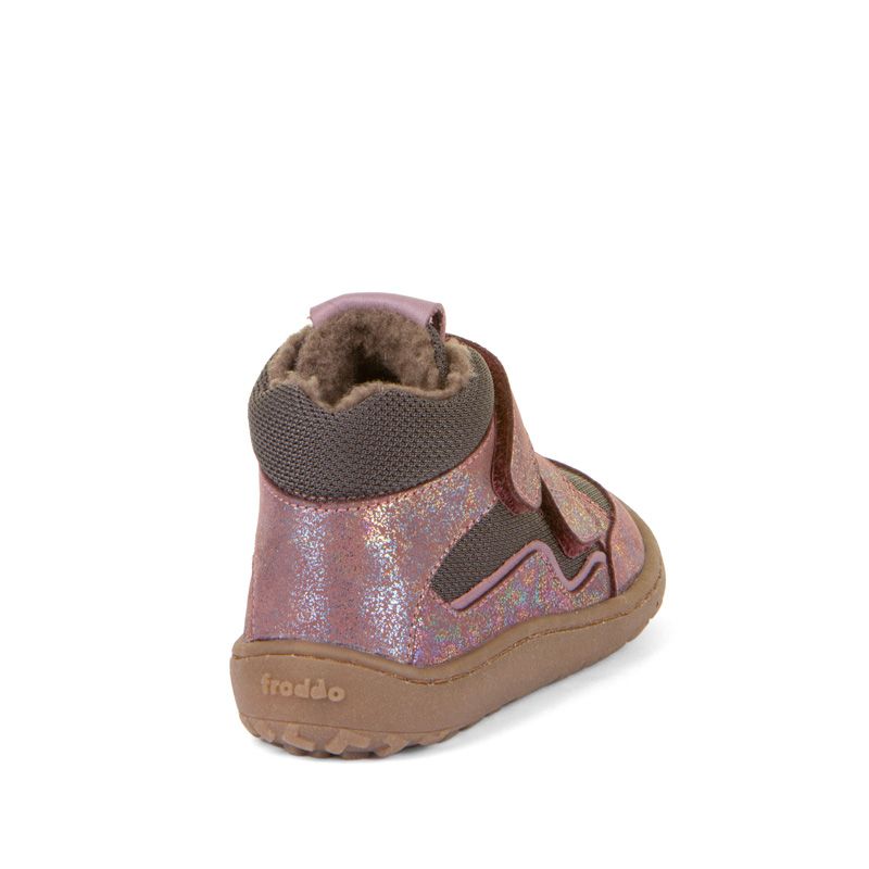 Botas Barefoot Repelente Agua Forro | Rosa Brillante