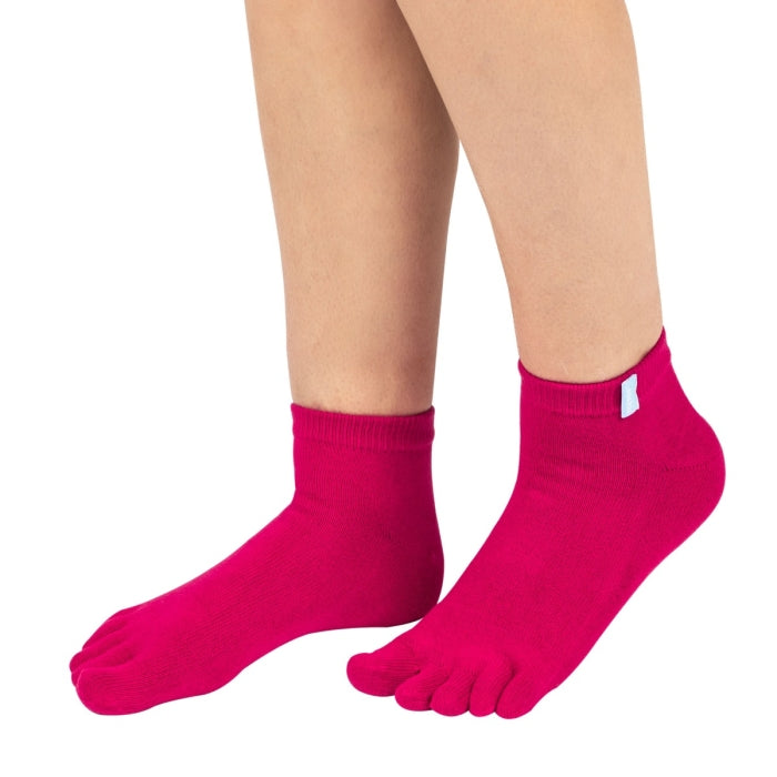 Calcetines Barefoot de Dedos Tobilleros | Fucsia