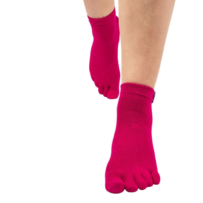 Calcetines Barefoot de Dedos Tobilleros | Fucsia