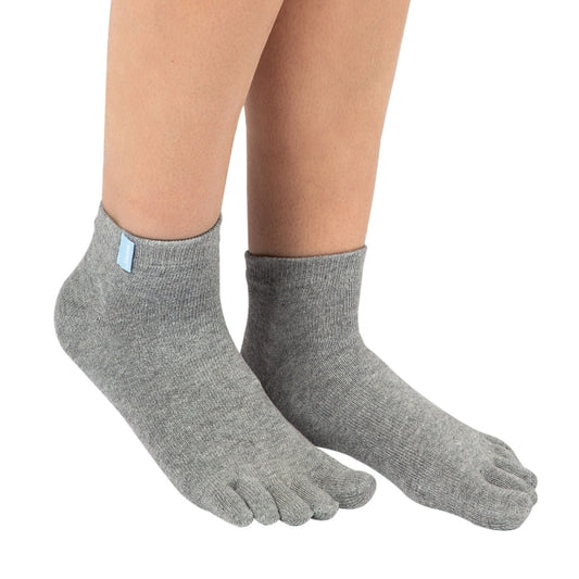 Calcetines Barefoot de Dedos Tobilleros | Gris