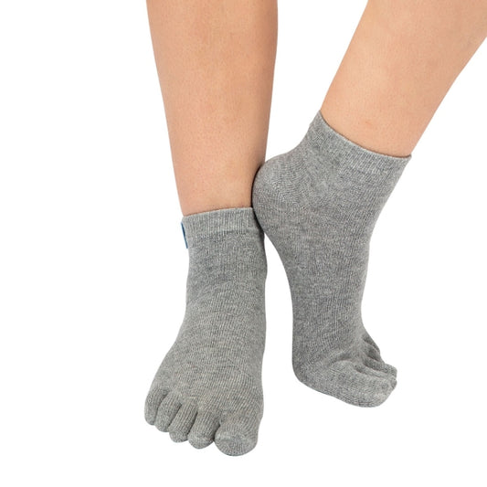 Calcetines Barefoot de Dedos Tobilleros | Gris