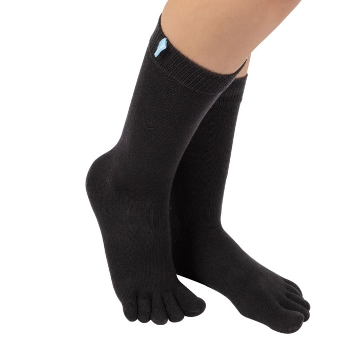 Calcetines Barefoot de Dedos Media Caña | Negro