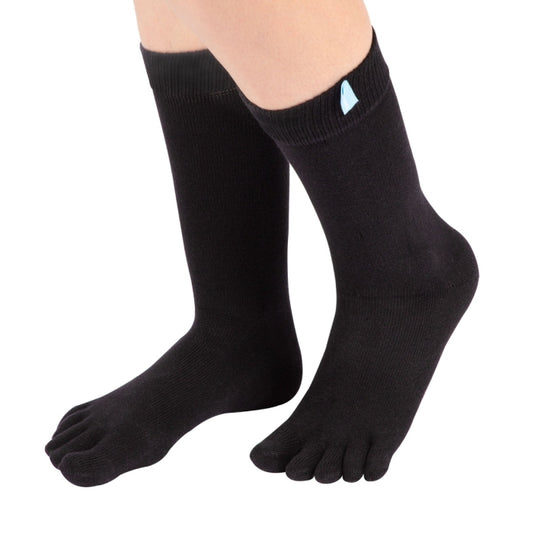Calcetines Barefoot de Dedos Media Caña | Negro