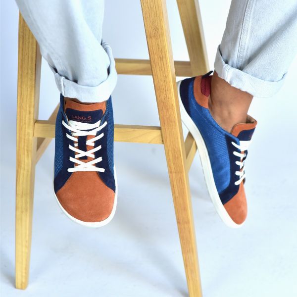 Deportivas Barefoot ONYX Electric Blue | LANG.S