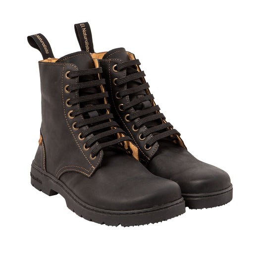 Bota Barefoot Cordones Arizona Negra