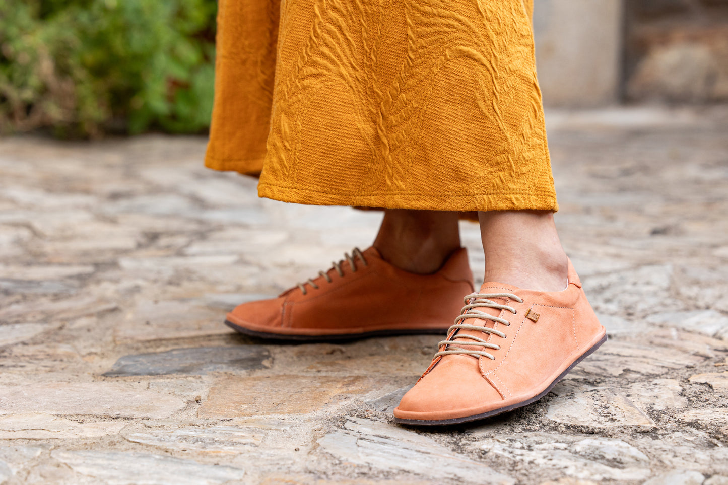 Zapato Barefoot Nobuck Lavado Cuero