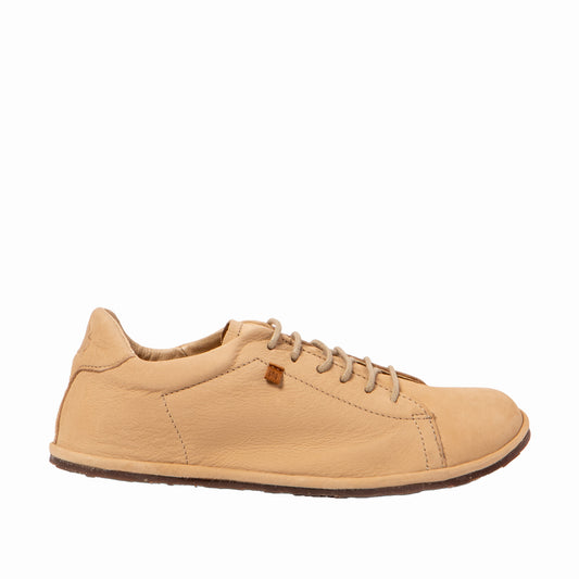 Zapato Barefoot Nobuck Lavado Crema