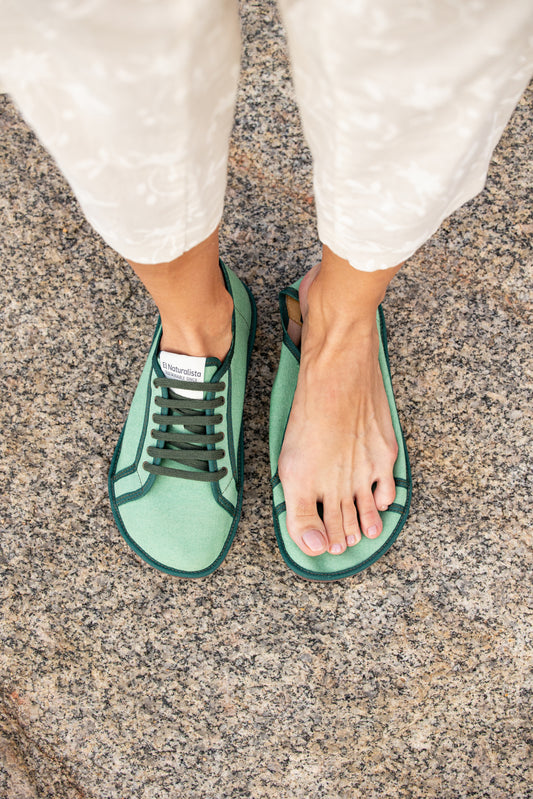 Zapato Barefoot Algodón Reciclado Brazil