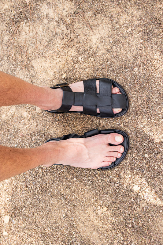 Sandalias Barefoot Napa Negro