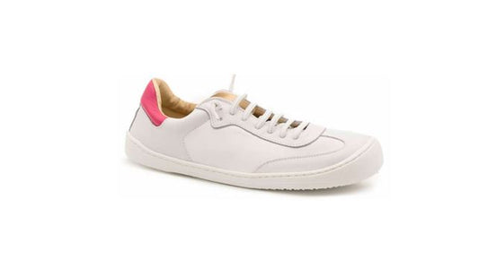 Deportivas Barefoot Flexi Nens Blanco Magenta | Adulto