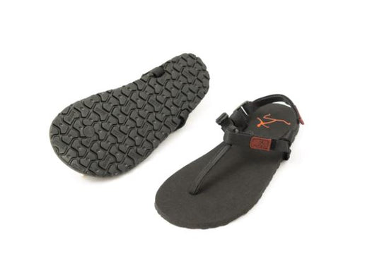 Sandalias Terra Negro | Pies Sucios