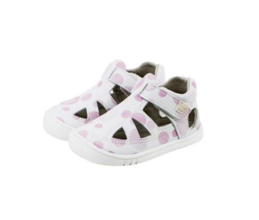 Sandalias Microfibra Lunares Blanco (Producto no sujeto a devolución)